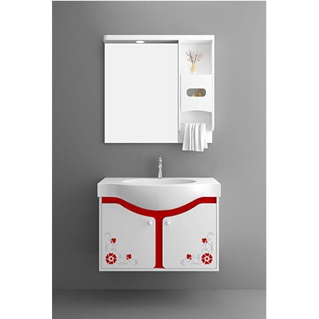 Bộ tủ chậu PVC cao cấp BROSS PT8025