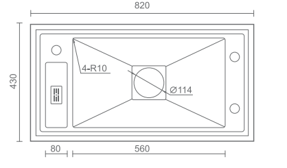 Chậu rửa bát Geler GL-8243E