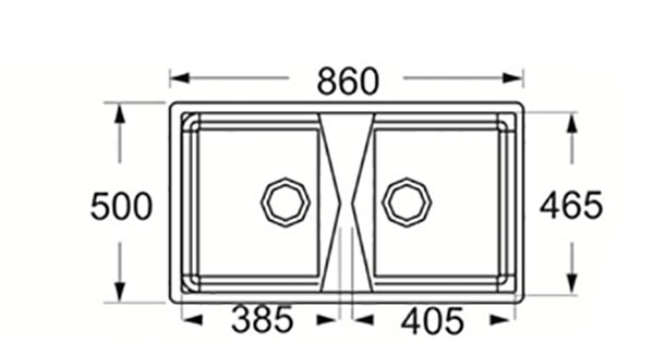 Chậu rửa bát cao cấp Topy 8650-HQ
