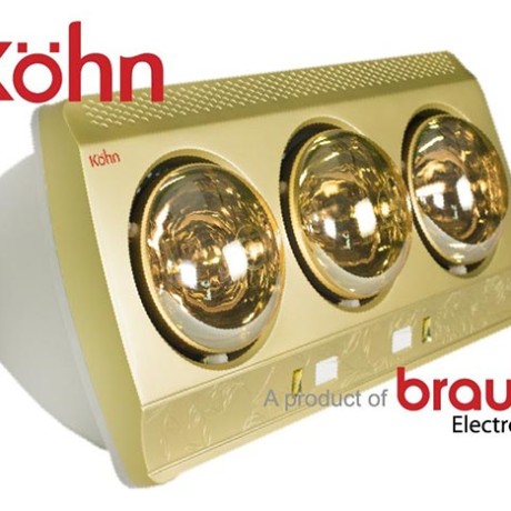 Đèn sưởi phòng tắm Braun Kohn KN03G