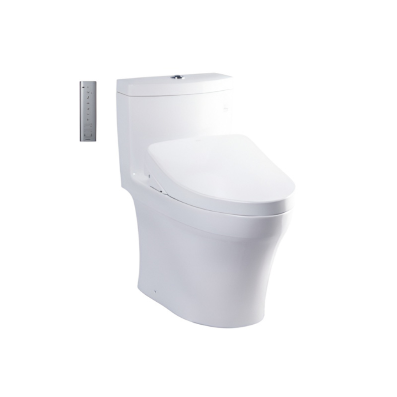 Bồn Cầu Một Khối MS889CDRW12 Kèm Nắp Rửa Điện Tử WASHLET Dòng S7
