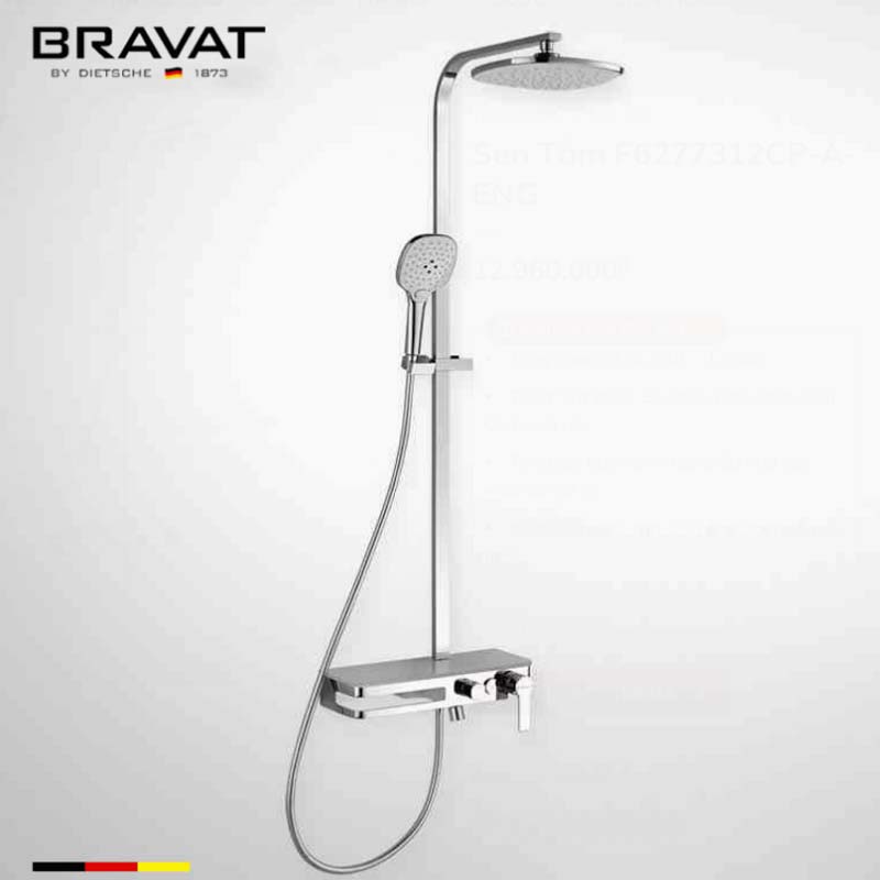 Sen cây tắm Bravat F6277312CP-A-ENG