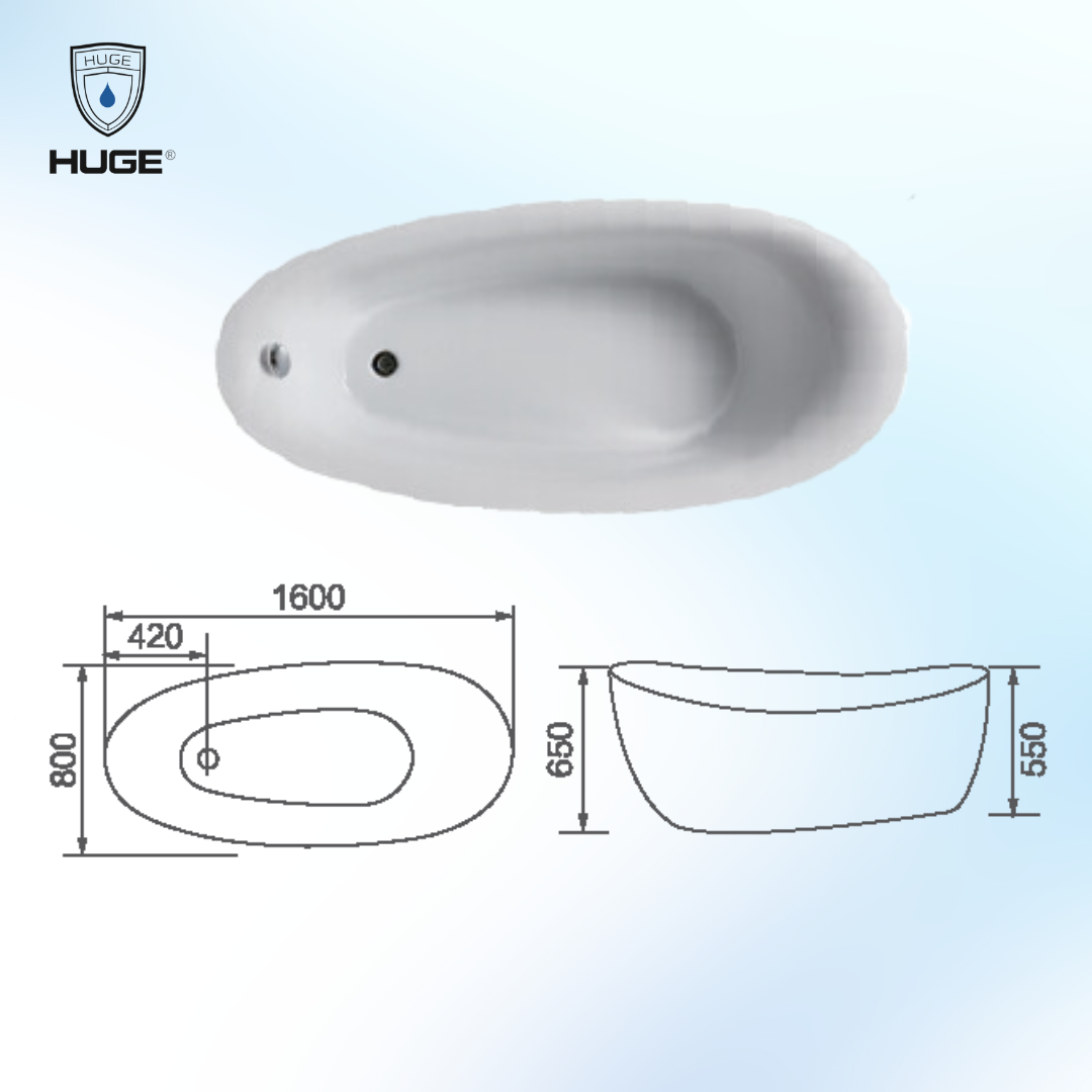 BỒN TẮM NGÂM HUGE H-BT2076L