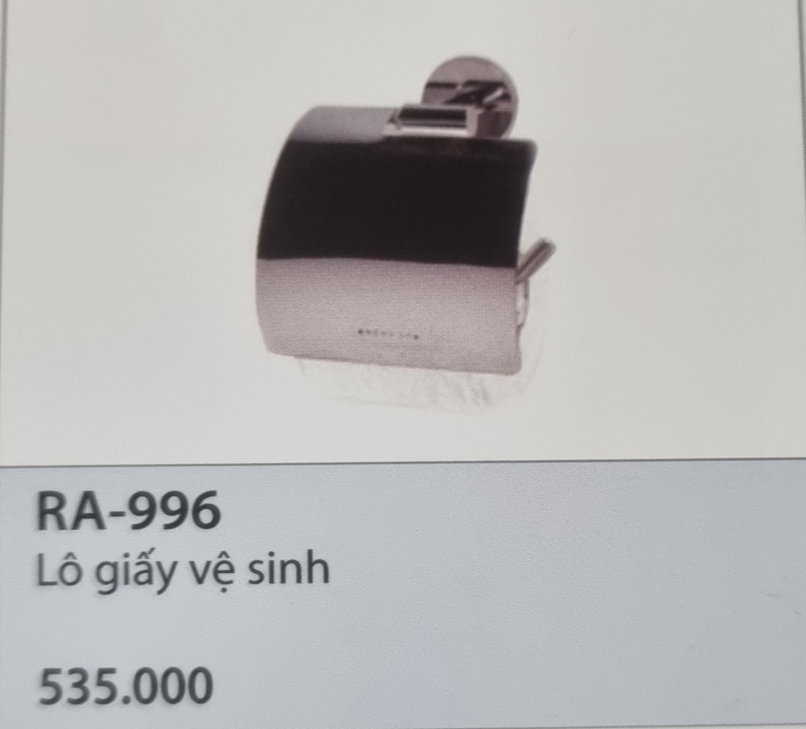 Lô giấy vệ sinh RA-996