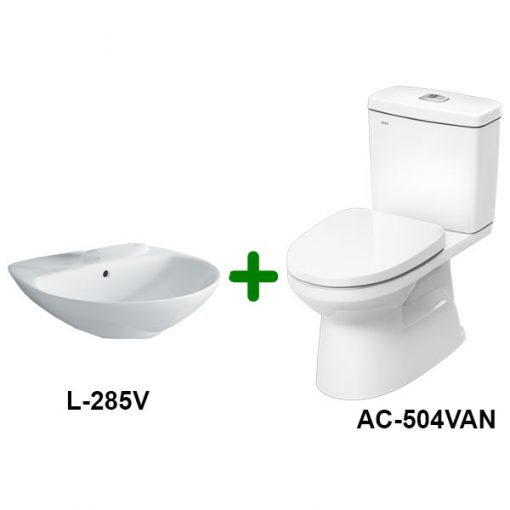 Combo Bồn cầu Inax AC-504VAN+L-285V