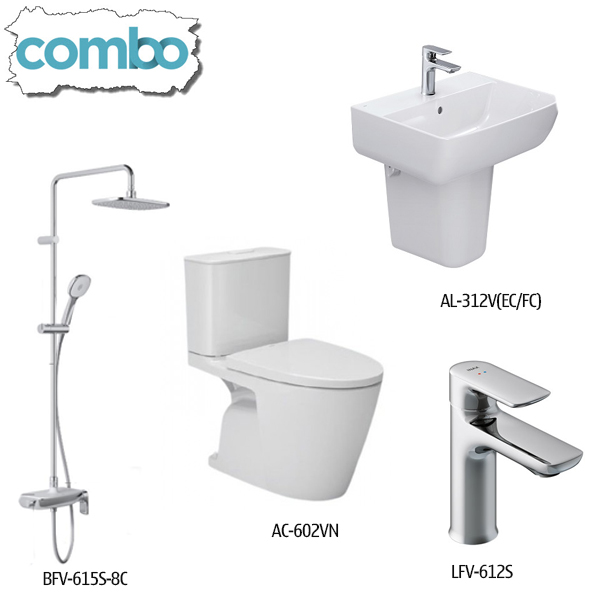 Combo AC-602VN + AL-312V(EC/FC)+ LFV-612S + BFV-615S-8C