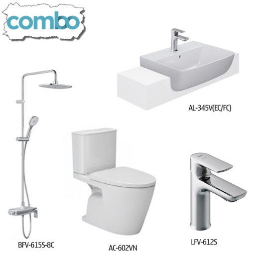 Combo AC-602VN + AL-345V(EC/FC)+ LFV-612S +BFV-615S-8C