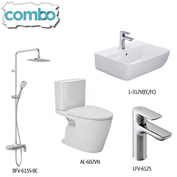 Combo AC-602VN + L-312V(EC/FC)+ LFV-612S+BFV-615S-8C