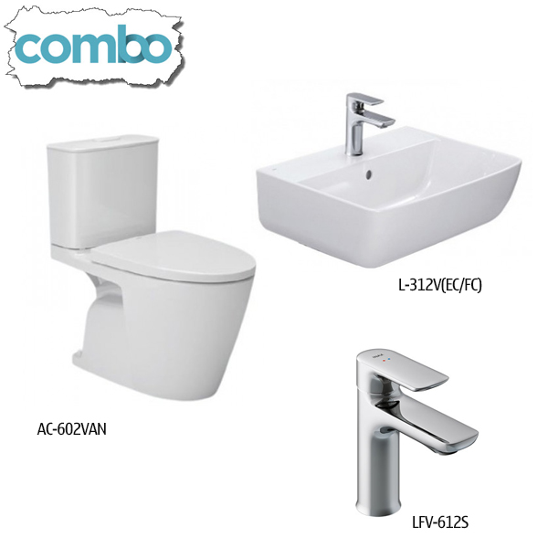 Combo thiết bị vệ sinh AC-602VAN + L-312V(EC/FC)+ LFV-612S