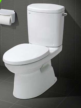 Bồn cầu Inax AC-711VRN 2 khối xả gạt