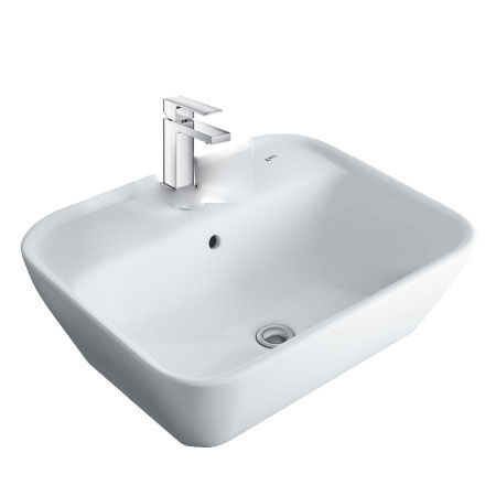 Chậu lavabo kèm vòi rửa Inax AL-296V+LFV-402S