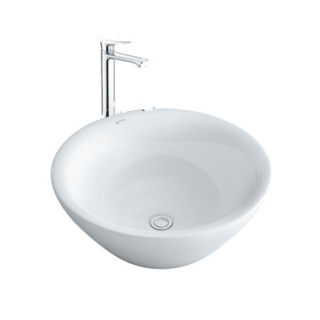 Chậu lavabo kèm vòi rửa Inax AL-445V+LFV-502SH