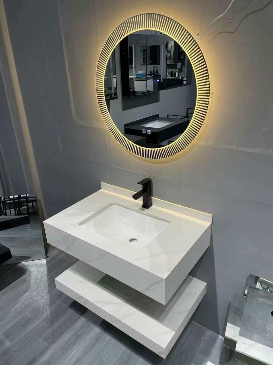 (Nhận KT theo yêu cầu) Bàn Đá 2 Tầng Chống Xước B05