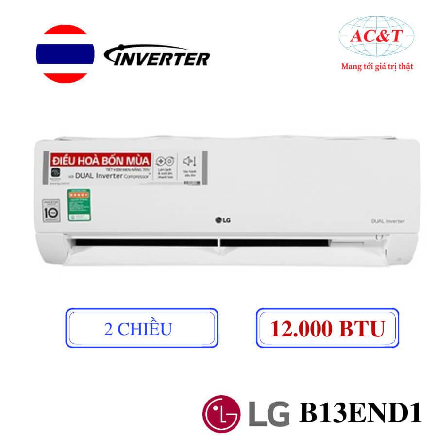 Điều hòa LG DUALCOOL™Inverter 2 chiều 12.000 BTU (1.5HP)|B13END1