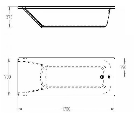 Bồn Tắm Grohe 39150000 Eurosmart Xây 1.7M