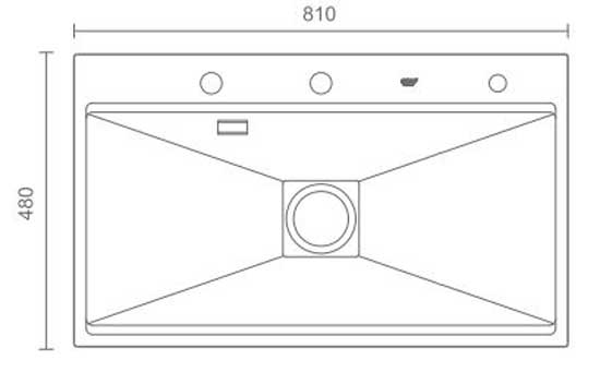 Chậu rửa bát Geler GL-8148
