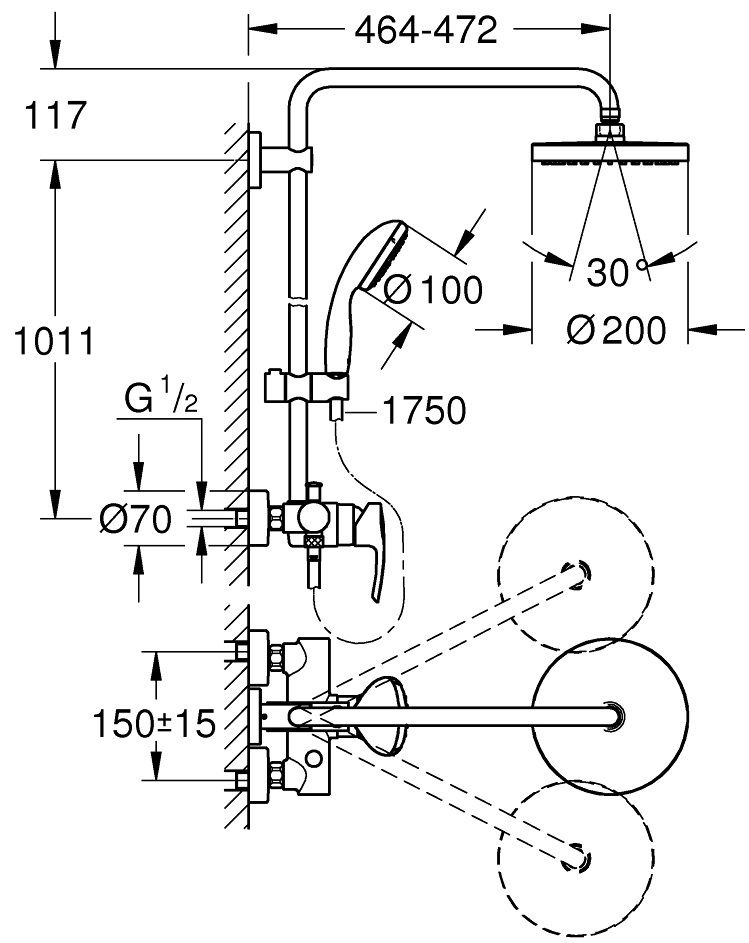 Sen cây nóng lạnh GROHE 26244001