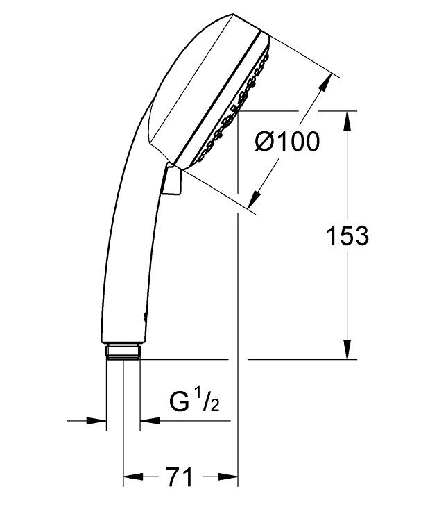 Bát sen cầm tay GROHE 27573002