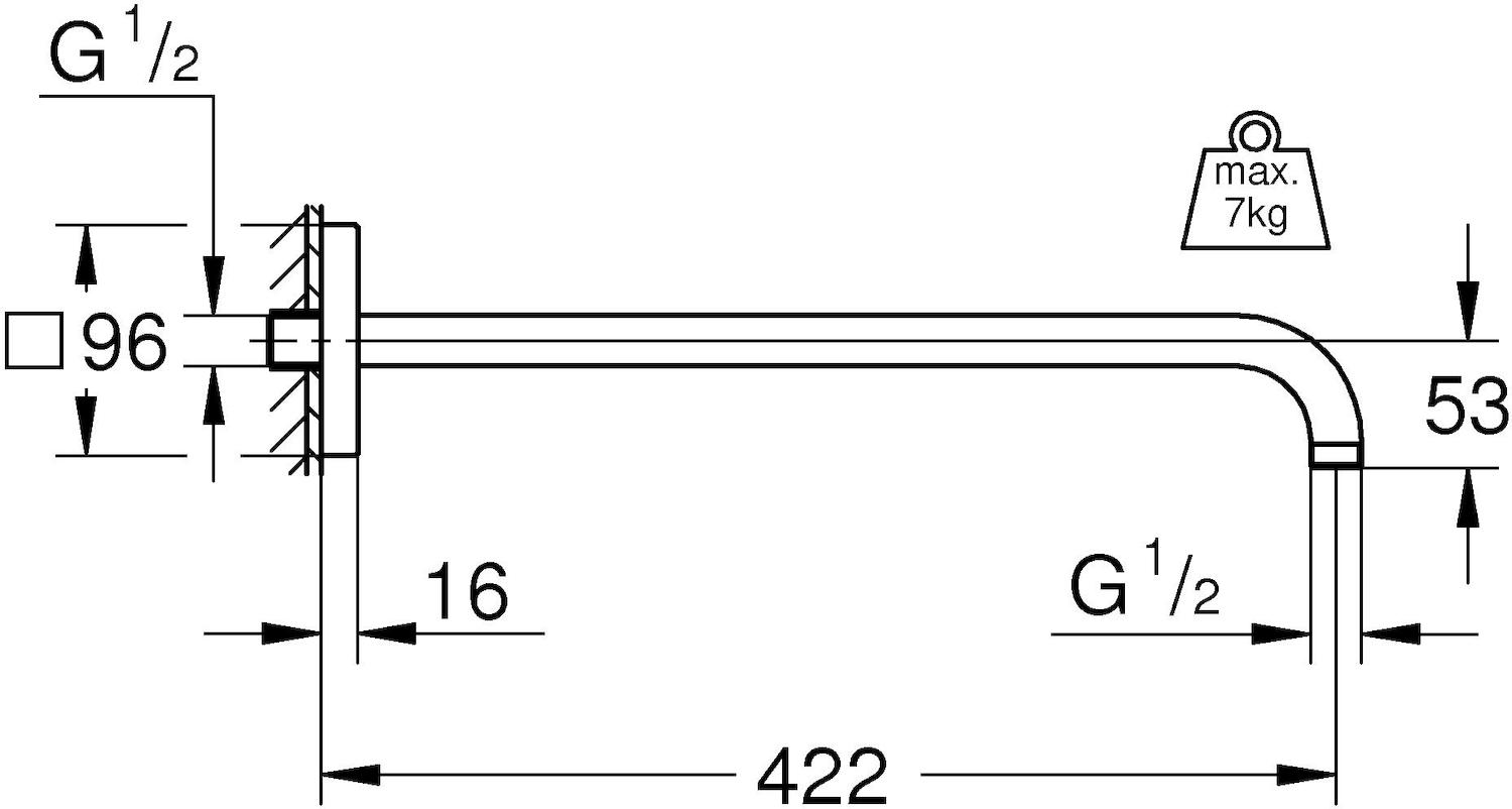 Thanh Treo Sen Grohe 26145000