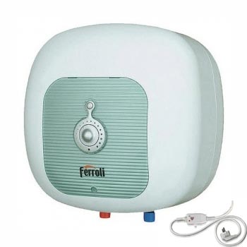 Bình nóng lạnh Ferroli Cubo E 15L (Titanium Chống giật)