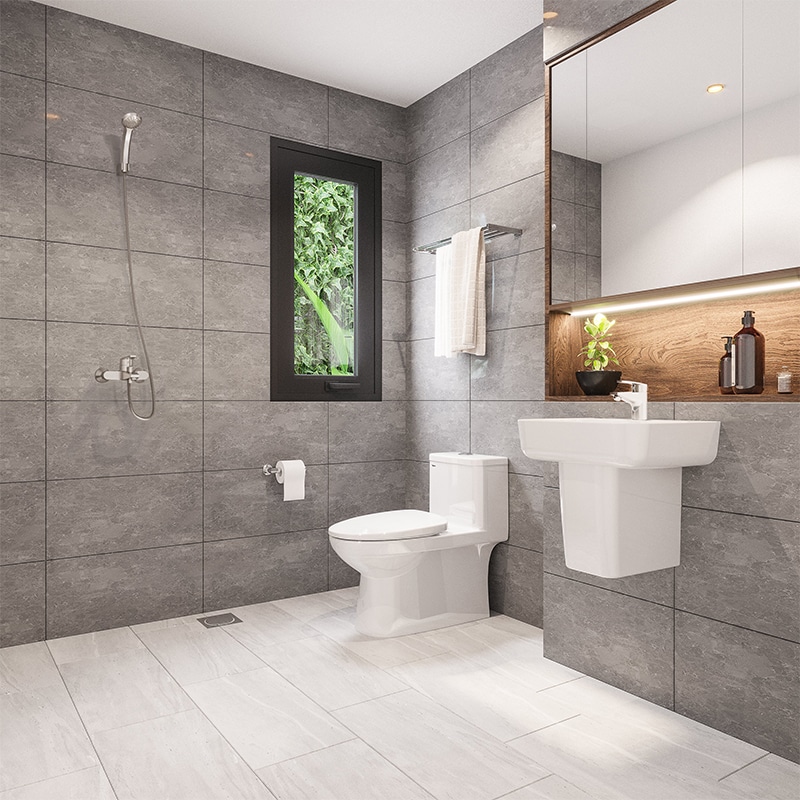 Bồn cầu liền khối Viglacera Mekong MK2