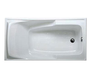 Bồn tắm xây Caesar AT0460 không chân yếm