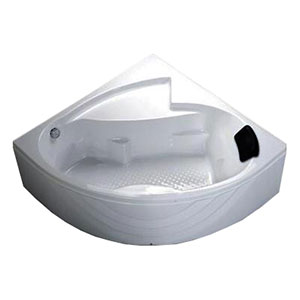 Bồn tắm góc Caesar AT5140 có chân có yếm