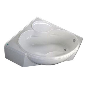 Bồn tắm góc Caesar AT5150 có chân có yếm