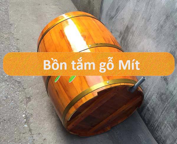 Bồn tắm gỗ lõi Mít tròn 70 cm