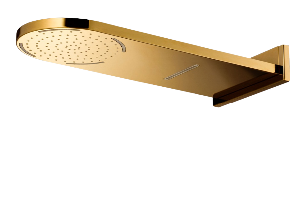 Bát sen mưa gắn trần có đèn Led COTTO Z23#GR(HM)