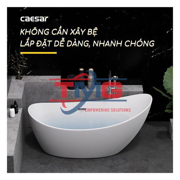 Bồn Tắm CAESAR KT1170 Đặt Sàn 1.7M