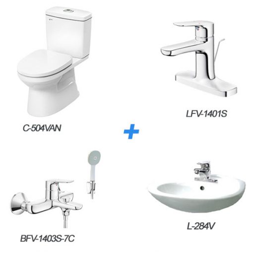 Combo Inax C-504VAN＋L-284V + LFV-1401S + BFV-1403S-7C