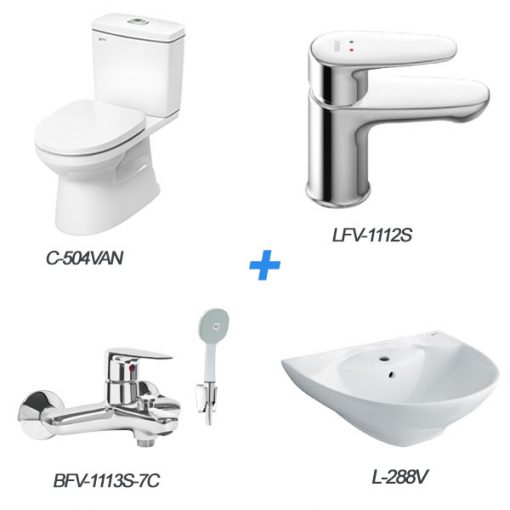 Combo Inax C-504VAN＋L-288V + LFV-1112S + BFV-1113S-7C