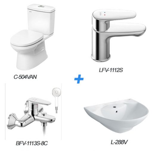 Combo Inax C-504VAN＋L-288V + LFV-1112S + BFV-1113S-8C