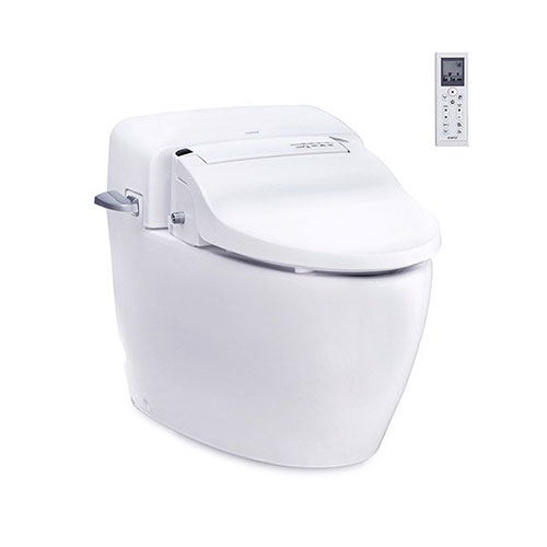 Bồn cầu cảm ứng kèm nắp rửa điện tử Cotto C100317 (CV1)