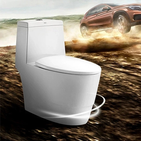 Bồn cầu liền khối men nano kháng khuẩn foxis Moonoah FX-1307P