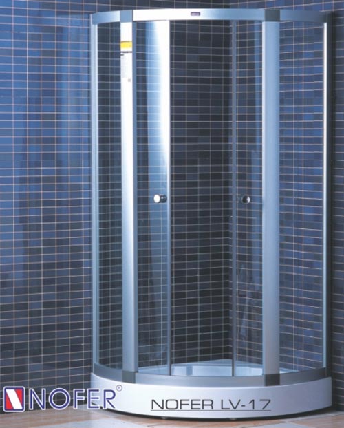 Phòng tắm vách kính Nofer LV-17P (Đế ngọc trai)