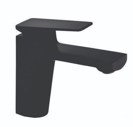 Vòi chậu lavabo nóng lạnh 1 lỗ màu đen Royal Join RA-9252