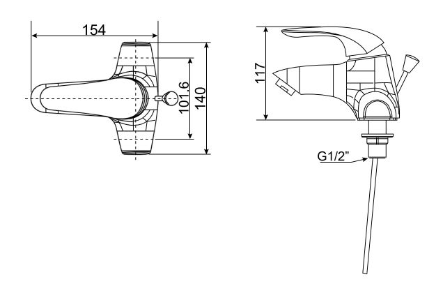 Vòi Lavabo nóng lạnh American Standard Saga WF-1502