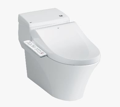 Bàn cầu kết hợp nắp rửa điện tử Inax AC-1017R+CW-H18VN