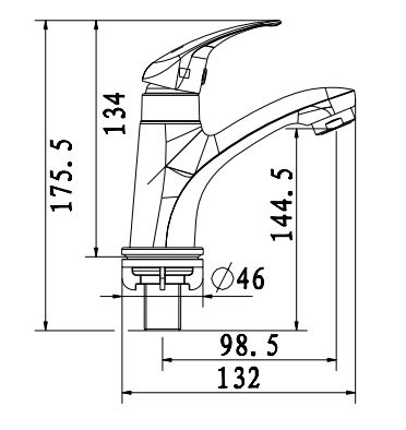 Vòi lạnh American Standard WF-4611