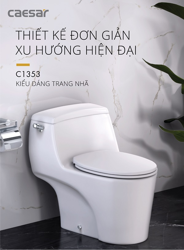 Bàn Cầu Một Khối - C1353