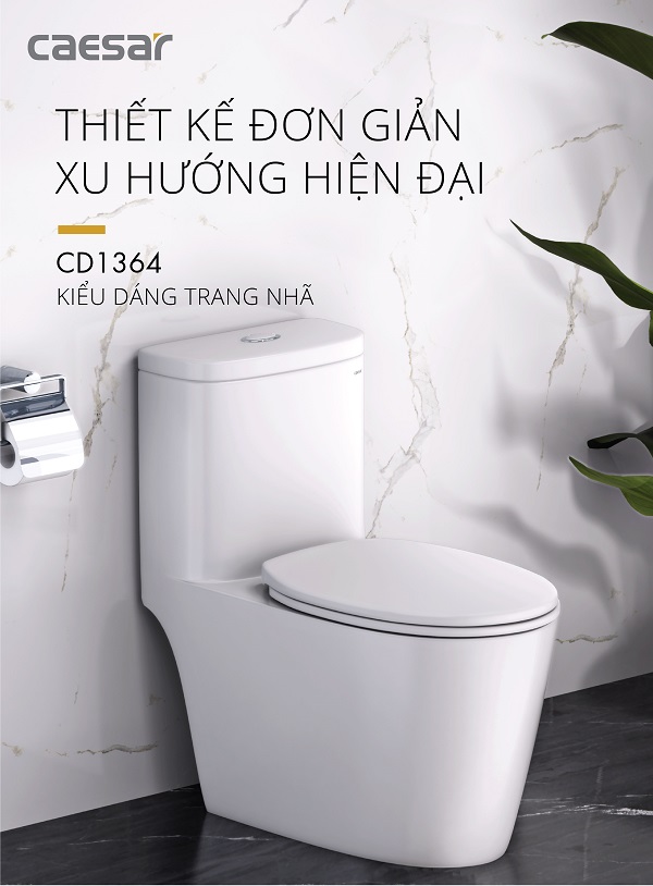Bàn Cầu Một Khối - CD1364