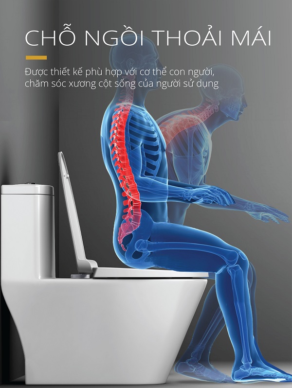 Bàn cầu một khối CD1363