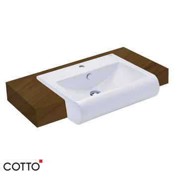 Chậu bán âm bàn COTTO C02237