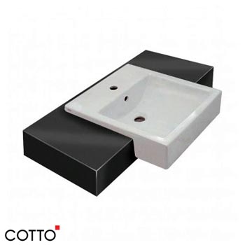 Chậu bán âm bàn COTTO C02137