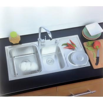 Chậu rửa bát Hàn Quốc DaeLim 9848BL (inox 304)