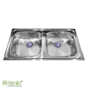 Chậu rửa bát inox 304 Mirolin MT1000-2B