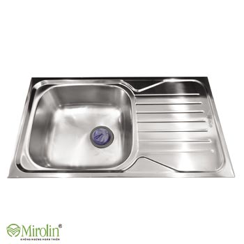 Chậu rửa bát inox 304 Mirolin MT820-1B1D/R
