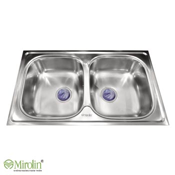 Chậu rửa bát inox 304 Mirolin MT860-2B